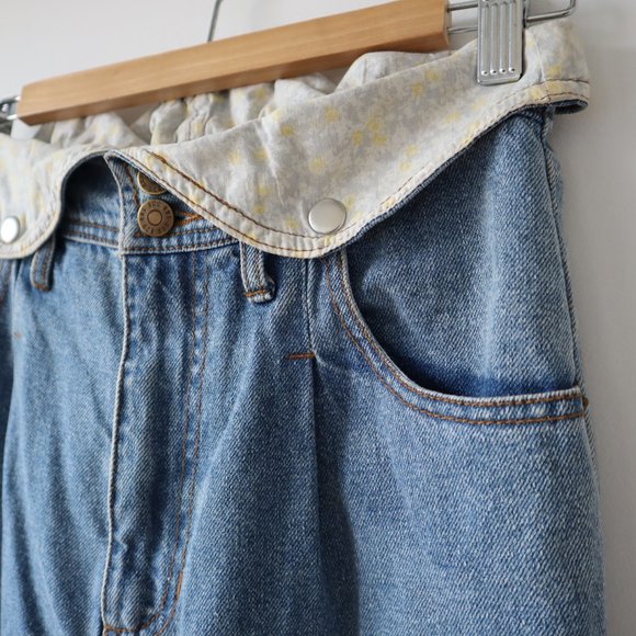 BDG Urban Outfitters Paperbag Blue Jeans, Size 27 - Picture 5 of 16